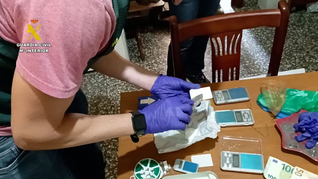 Sustracción de las diversas drogas/ Guardia Civil